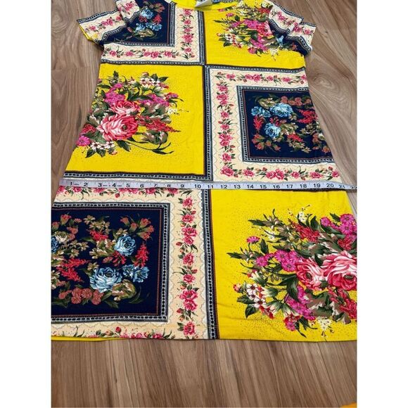 FARM Rio Yellow Floral Mini Dress - Picture 11 of 11